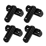 SEWACC 4 Stück Teiliges T Förmiges Fensterschloss Zinklegierung Zusätzliche für Fenster...