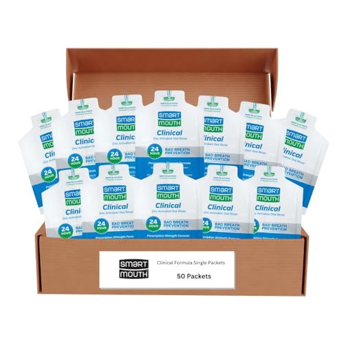 SmartMouth Clinical DDS Activated Mouthwash, Bad Breath and Bleed...