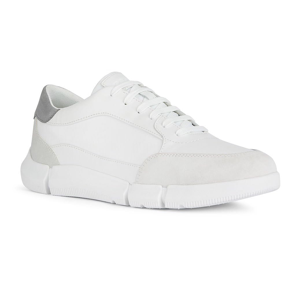 Geox Men's U Adacter B Trainers, White Lt Grey, 9 UK