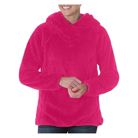 Dickies Sudadera con capucha de lana peluda para mujer Cover