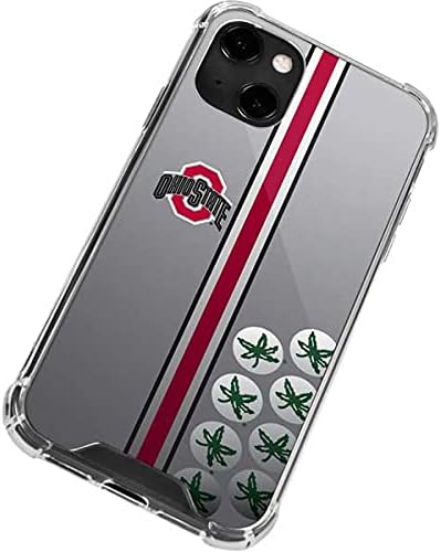 Skinit Clear Phone Case Compatible with iPhone 13 - Officially Licensed Ohio State University Buckeyes Design