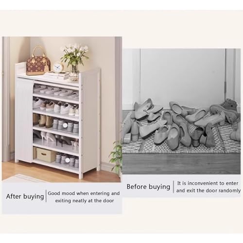 Meuble de rangement à chaussures pour optimiser une entrée accueillante
