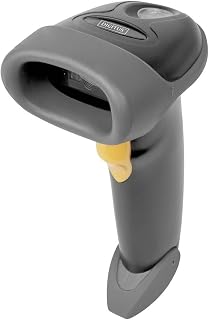DIGITUS DA-81002 2D Barcodescanner Bidirektional Handscanner 200 Scans/s 10 cm Scanweite 2 m Kabel USB-RJ45 IP54 Ergonomischer Griff Strichcodes & QR-Codes Schwarz/Grau