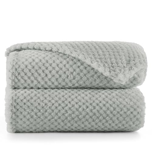 DecoKing Kuscheldecke 150x200 cm Stahl Decke Microfaser Wohndecke Tagesdecke Fleece weich sanft kuschelig skandinavischer Stil grau anthrazit Henry