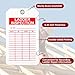 ForraFun 60 PCS Ladder Inspection Record Tags - 3.25