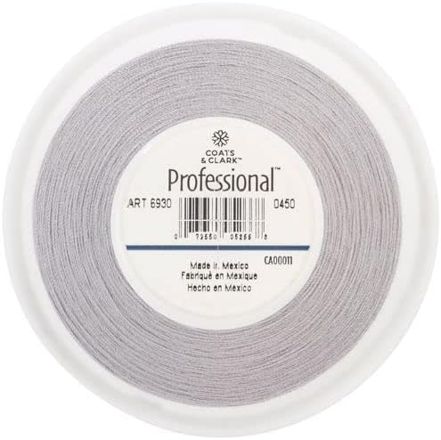 Miniatura 5 de Coats & Clark - Hilo multiusos profesional, 3000 yardas, Nugrey