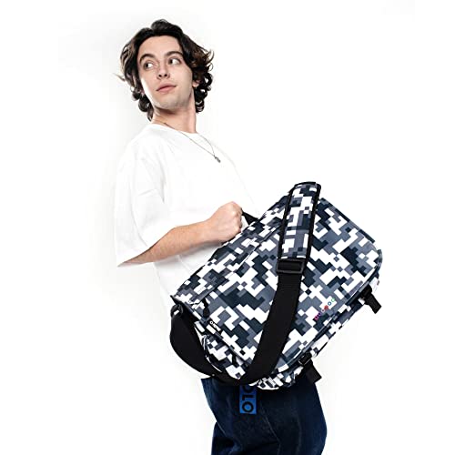 J World New York Thomas Laptop Messenger Bag For Women. Kids Computer Bookbag, Retro Bloom #TOP1
