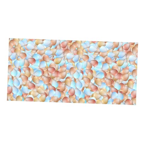 jojofuny Película Adhesiva Electrostática Esmerilada para Ventanas Lámina Opaca de Protección UV Reutilizable Cubierta Protectora para Vidrios Lisos Baño Cocina y Oficina