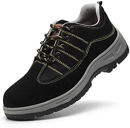 AAKOPE& Men Shoes Steel Toe Shoes Work Safety Boot Ankle Boots Military Boots Anti-smashing Piercing Men Boot Safety Shoes Men Sneaker 05 6.5