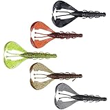 RUNCL Probite Craw Baits, Bass Fishing Lures, Crawfish Baits 4.2in - Compact Profile, Salt...