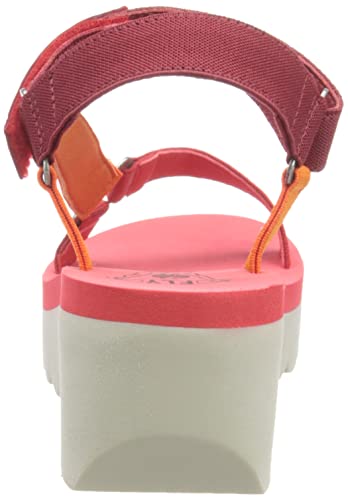 Fly London Yefa Multi/Red Grograin/Cupido Eu 39 (Us Women's 8-8.5) M #TOP2