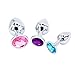 Eastern Delights Steel Jeweled Butt Anal Plug Large Medium Small Training Sets
