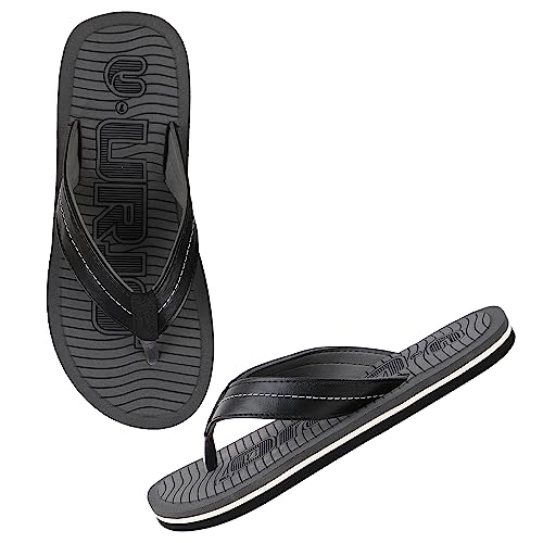 Image of URJO LM 102 Men's Slippers /FlipFlops Lightweight Super Flexible Arch Support Durable Anti Skid & Stylish Dailywear Slippers /FlipFlops for Men