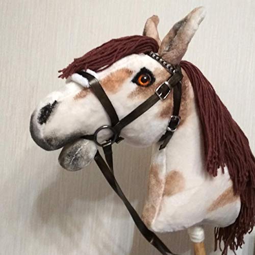 Pinto Hobby horse Realistic | Hobby Horses for children | Paint hobby horse on a stick - Thumbnail 4