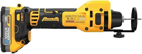 Vista 5 de DEWALT - Pistola de tornillos inalámbrica de 20V MAX y kit de recorte con 2 baterías POWERSTAK y cargador incluidos (DCK265E2)