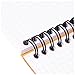 Rhodia 11500C - Spiral Notebook (Full Bound) Orange - A7 - Small Squares - 80 Detachable Sheets, 80G Clairefontaine Paper - Classic Soft Coated Card Cover