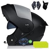 ★【Intimate Bluetooth headset connection】 : Vous pouvez facilement coupler les casques de moto et les téléphones mobiles par Bluetooth, non seulement peut profiter de la musique merveilleuse, de sorte que la conduite n'est plus ennuyeuse, mais aussi peut répondre aux appels par Bluetooth, ce qui améliore efficacement la sécurité de la conduite et rend plus facile Master les services de navigation fournis par les téléphones mobiles.