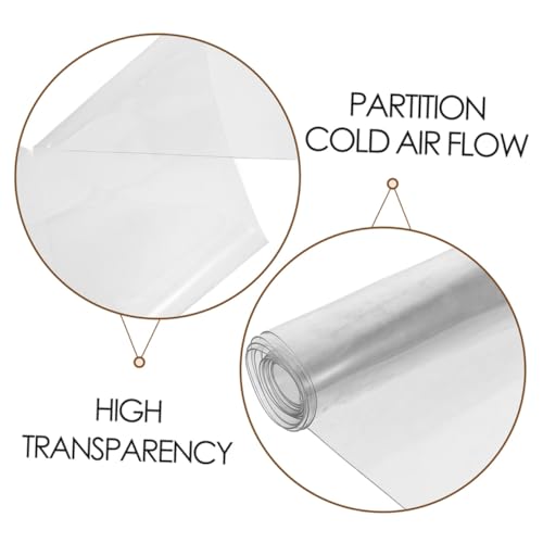 Rideau de porte transparent isolant du froid et des odeurs sans perçage - 4