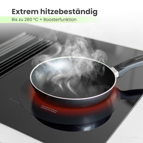 MoreCore Induktionsschutzmatte Herdabdeckplatte 2×22 cm + 2×24 cm – Ansicht 5