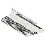 Closet Accessories Plastic Hangers, 50 Pack, with Non Slip Coating at Shoulders and Bar, Gray (S Sha