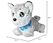 Simba 105890050 - Chichi Love Happy Husky (30 cm) - interaktiver Spielzeug-Hund für Kinder ab 3 Jahre, süßes Kuscheltier mit Deutscher Sprachsteuerung (12 Funktionen) & Sound inkl. Batterien