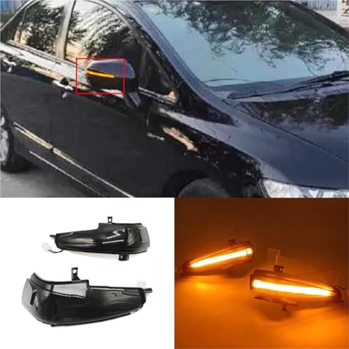 Clignotant dynamique Civic Mk8 répétiteur led défilant rétroviseur FD - 6