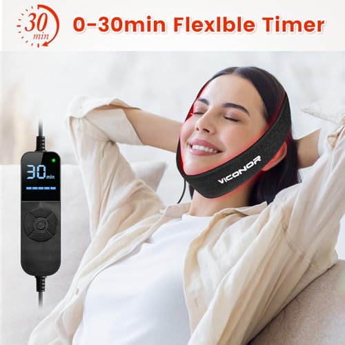 Red Light Therapy Belt for Body, Near Infrared Light Therapy for Face Neck 15W Wearable Red Light Neck Wrap with Timer Belt for Chin Hand Wrist Knee Unisex Gift - Image 6