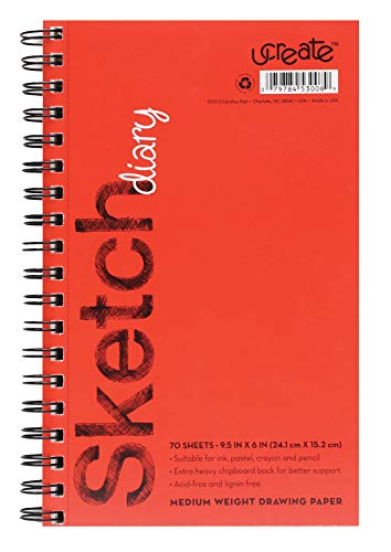 UCreate Sketch Diary, Medium Weight, 9-1/2