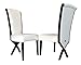 VIG Furniture Armani Xavira Transitional X leg Dining Side Chair Set of Four