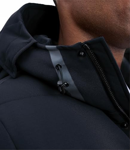 Image of Michael Kors Men's Heavyweight Mens Puffer Jacket With Hood, Water Resistant
