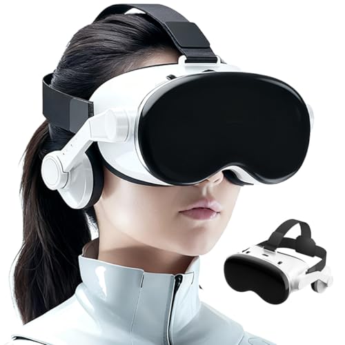 Lunettes de réalité virtuelle 3D anti-lumière bleue avec casque audio pour jeux et films