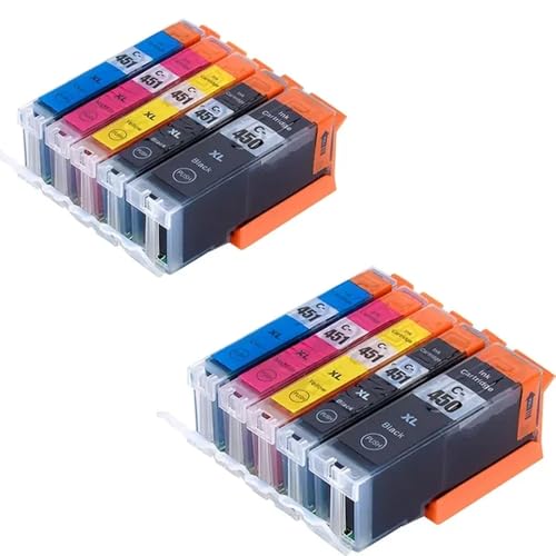 Cartouche PGI 450 CLI 451 haute capacité pour des impressions couleur nettes sur IX6840 MG6440