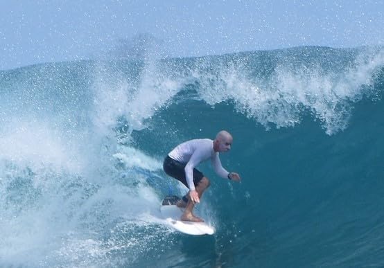 RIBBY SPF 50+ Padded Rash Guard for Surfing, Boogie, Scuba - Image 6