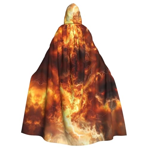 Manteau à capuche orage pour soirée déguisée et festival