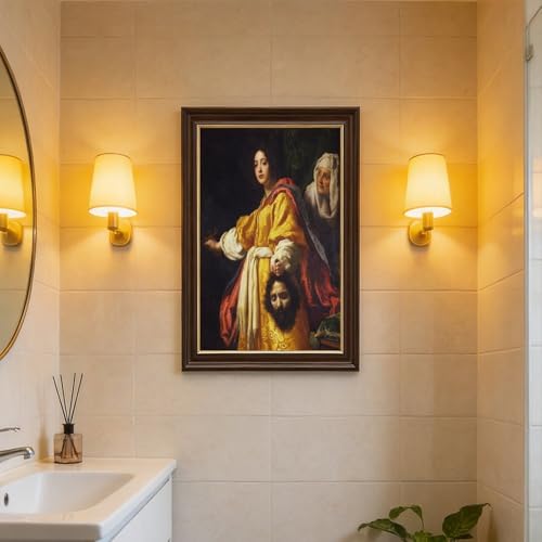 Toile Judith avec la tête d'Holopherne pour décor de bureau - 7