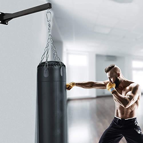 Kswlor Heavy Punching Bag Wall Mount Hanger,Heavy-Duty Boxing Bag Bracket,Punching Bag Mount Stand For Muay Thai And Mma Training, 360 Rotation Swivel Hook Matte Black #TOP5