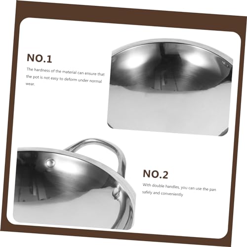 Wok de acero inoxidable Garneck con fondo plano miniatura 6