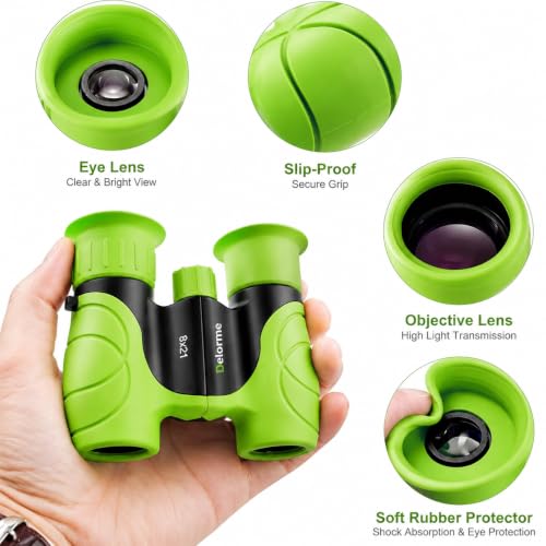 Binoculares para niños 8x21 alta resolución shockproof miniatura 5