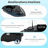 Aclice bateau amorceur RC en ABS, 500 m et 2 kg de charge photo 6