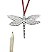 House of Morgan Pewter -Handmade Dragonfly Gifts - Pewter Dragonfly Ornament for Tree - Memorial Gift for Gardner