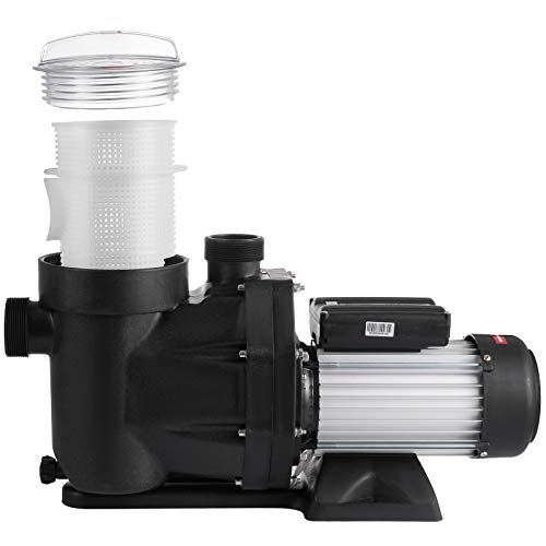 SHZOND 2.5HP Pool Pump Powerful 8880 GPH, Self Priming 110V Swimming Pool Pump, 1850W Single Speed In/Above Ground Pool Pumps for Pools, Spas, Hot Tubs, Fountains, and Water Circulation Systems - Thumbnail 4