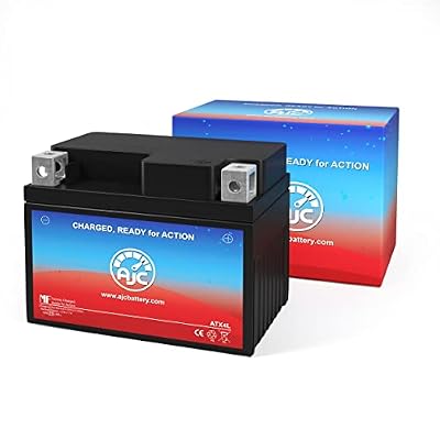 AJC Battery Compatible with EverStart ES4LBS Powersports Battery