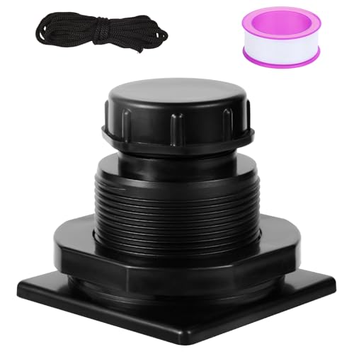 Image of Stock Tank Drain Plug for Rubbermaid 50、70、150、100, 300 Gallon Stock Tank ≥ 2 in Holes for Rubbermaid Stock Tank Stock Tank Plug Replacement