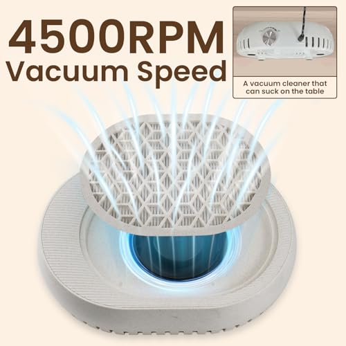 Colector de polvo para uñas profesional ESUOHYM miniatura 4