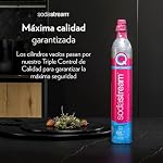 SodaStream – Cilindro de CO₂ Quick Connect, hasta 60L de agua con gas