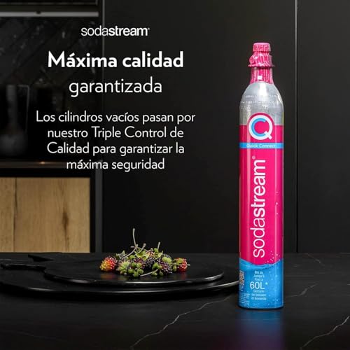 SodaStream – Cilindro de CO₂ Quick Connect, hasta 60L de agua con gas - Imagen 6