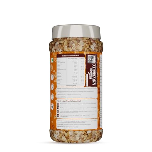 Image of Neuherbs 3-in-1 Raw & Unroasted Protein Seeds Mix 200gm | Diet Snacks | Super Seeds Mix For Eating | Healthy Food For Weight Management