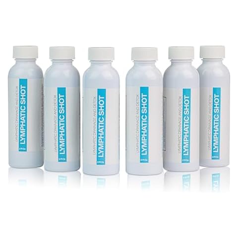 Bruizex Lymphatic Drainage Shots, Drink Supplment for Full Body Lymphatic Cleanse & Detox, Support Lymphedema, Lipedema, & Liposuction Recovery, Post Massage & Manual Drainage, 12 Oz Each (6-Pack) Cover