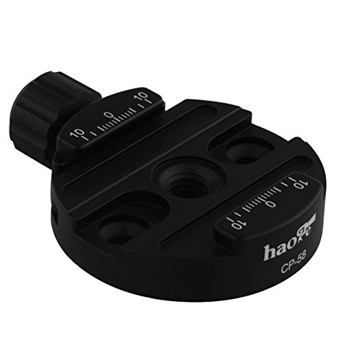 Haoge 58Mm Screw Knob Clamp Adapter Mount For Quick Release Qr Plate Camera Tripod Ballhead Monopod Ball Head Fit Arca Swiss #TOP8