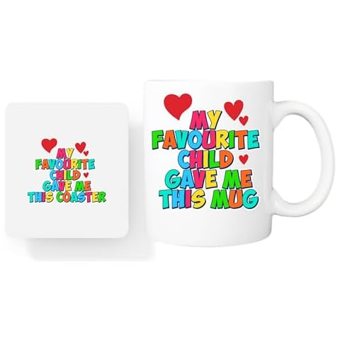 My Favourite Child Mug and Coaster Set Cover